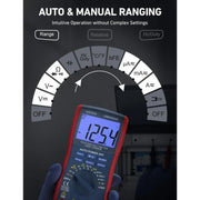 AstroAI TRMS 6000 Digital Multimeter Counts Electrical Tester, Large Screen, Accurately Measures