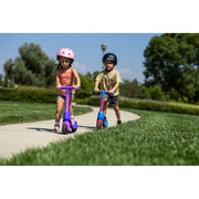 M8TRX MS-10-Pink Beginner Two Wheel Kick Scooter for Toddlers Ages 2.5+, Reinforced Polypropylene Frame, Oversized 6-Inch Wheels, Pink