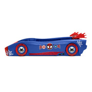 Delta Children Spidey and His Amazing Friends Web Crawler Race Car Toddler Twin Bed, Blue and Red, Molded Plastic BB81534SM-1164