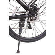 Concord Commutr 26 Electric Bike, 350W Rear Hub Motor, 36V 10.4Ah Battery, Shimano 7-Speed, Mechanical Disc Brakes, Black, Fits Riders 5'2
