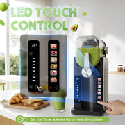 Xingsheng 1.6L Slushie Machine with Rapid Freezing QuickChill Technology, Touchscreen Control, 6 Preset Modes, 54oz Capacity, FDM001