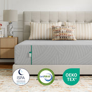 Novilla Atease Full Size Medium Gel Memory Foam Mattress, 8 Inch, Reversible Firmness, Removable Washable Cover
