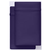 Purple SoftStretch Pillowcase Set, Standard Size, Bamboo Blend, Moisture-Wicking, Silky Smooth, Deep Purple, 10-38-22864