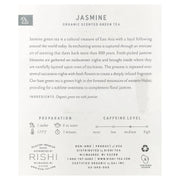 Rishi Tea Organic Scented Green Tea Jasmine, 15 Biodegradable Sachet Bags