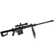 GoatGuns 50-Black Miniature Barrett Model 82A1 .50 BMG Diecast Gun Model