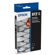Epson T812XL120-S DURABrite Ultra High Capacity Black Ink Cartridge, 1100 Pages