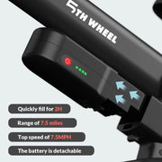 5Th Wheel KB09 150W Electric Balance Bike for Kids, Black - 12