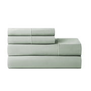 Hotel Style HS5401325722-12 4-Piece 600 Thread Count Green Egyptian Cotton Adult Bed Sheet Set, Queen - Deep Pocket