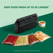 Foodsaver 2182315 Elite All in One Liquid Vacuum Sealer With Bags & Roll, Black