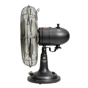Better Homes & Gardens SFDR0-200APT 12 inch Vintage Oscillating Table Fan Black with 3 Speeds