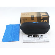 Costa Del Mar Vela Sunglasses, Copper 580P Polarized Lenses, Shiny Tortoise Rectangular Frame, 56mm