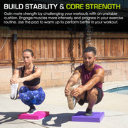 ProsourceFit Exercise Balance Pad, Non-Slip Cushioned Foam Mat, Large 15.5
