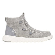 HEYDUDE 42006-030 Reyes Heathered Boots for Ladies - Grey - 9M