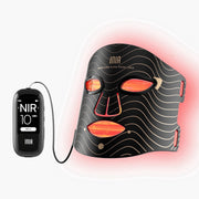 Inia LED Red Light Therapy Face Mask, Dual-Wavelength 630nm Red and 850nm Near-Infrared, 4 Modes, Rechargeable 2600mAh