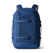 YETI Crossroads 35L Backpack, Water-Resistant TuffSkin Nylon, Clamshell Opening, Navy, 26010000084