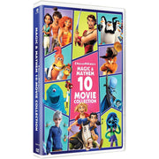 DreamWorks Magic & Mayhem 10-Movie DVD Collection, Family-Friendly Animated Films, English Audio and Subtitles, Dolby Digital 5.1