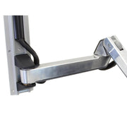 Ergotron StyleView Sit-Stand Combo Arm Extender, Polished Aluminum, Adjustable Single Arm, 17 in Reach Increase, Pan 180 Articulation, 45-261-026
