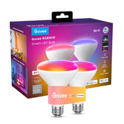 Govee BR30 Smart LED Bulb 1000 Lumens Multicolor Dimmable Tunable White 2-Pack B6011AC1