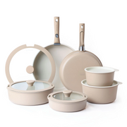 Sensarte SA-SET47-18PCS-AB Nonstick Pots and Pans Set with Removable Handle, 18-Piece Pots and Pans Set with Removable Handle