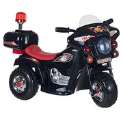 Lil' Rider SuperSport Three Wheeled Motorcycle 6 Volt Ride On - Black
