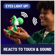 Spin Master Hatchin' Yoshi Interactive Action Figure with Hatching Egg, Multicolor, Ages 4 and Up