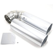LG Dryer Side Venting Kit, Metal Construction, Silver, Compatible with Gas and Electric Dryers, 383EEL9001L