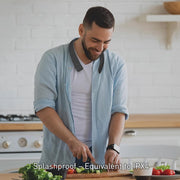 Panasonic WN10 Wireless Wearable TV Neck Speaker, Bluetooth, Built-In Microphone, Splashproof IPX4, Connect Two Devices, SC-WN10PP-K