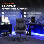 Lucent PC Chair with Fabric Upholstery, Adjustable Height, and Ergonomic Design in Dark Gray