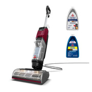 BISSELL 94731945 CrossWave EdgeFind Floor Cleaner with Dual Vacuum and Mop, Pet Hair Pick-Up, 10.5 in Cleaning Path, 25 ft Cord, Red