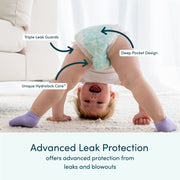 Rascals Premium 360 Absorbent Pull-On Disposable Baby Diapers, Size 5, 52 Count