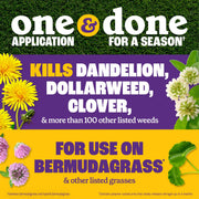 Pennington Full Season Southern Weed and Feed Lawn Fertilizer with Crabgrass Control, 25-0-14 N-P-K, 8 lb, 2,500 sq ft Coverage, 100551227