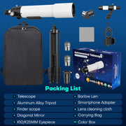 QUNSE HL-9031 Telescope for Adults and Beginners Astronomy