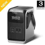 EcoFlow Trail 200 DC Portable Power Station, 192Wh LiFePO4 Battery, 220W DC Output, Compact Black Power Bank for Camping and Outdoors