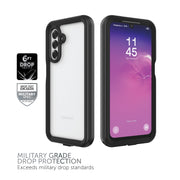 Body Glove 100139382 Tidal Waterproof Phone Case for Samsung Galaxy A26 5G- Black/Clear