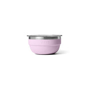 YETI Rambler Insulated Bowl, Vacuum Insulated Stainless Steel, 1 Quart, Cherry Blossom, Stackable and Nestable with Lid