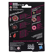 Hasbro Beyblade X Reaper Incendio T 4-70K CX Starter Pack, Customizable Balance Type Top with X-Celerator Gear System, Die-Cast Metal, Ages 8+
