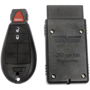 Dorman Keyless Entry Remote 3-Button Replacement for Chrysler Dodge Ram Vehicles, Black, 99360