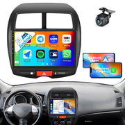 Eforcase Android 13 Car Stereo Radio, 10in HD Touch Screen, Wireless and Wired Carplay, Android Auto, GPS Navigation for Mitsubishi ASX RVR Outlander Sport 2011-2017