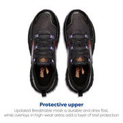 Brooks 1204161B048 Cascadia 18 Trail Running Shoes for Ladies - Ebony/Sweet Lavender - 10M