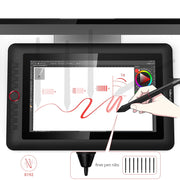 XPPen Artist 13.3 Pro Drawing Tablet, 13.3 Inch IPS LCD, 1080P Full Laminated Screen, 8192 Pressure Levels, Tilt Support, Black