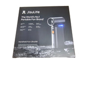 JisuLife Handheld Fan Ultra1M, Portable, 19m/s Airflow, 100 Speed Settings, 9000mAh Rechargeable Battery, LED Light, Lightweight 315g