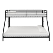 DHP 4234029WE Mainstays Small Space Junior Bunk Bed, Twin/Double, Black