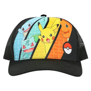 Bioworld Pokemon Starter Characters Kids Trucker Hat