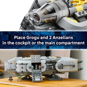 LEGO Star Wars The Mandalorian and Grogu Anzellan Starship Building Set, 701 Pieces, Multicolor, Includes Grogu and 2 Anzellan Figures, 6588628