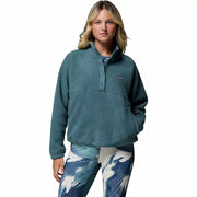 Columbia Jasper Ridge Pebbled Fleece Half Snap Pullover for Women, Everblue, Medium, 2142381429M