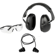 Safariland Pro Impulse Hearing Protection Kit, Bluetooth In-Ear and Low-Profile Earmuffs, 25 NRR, Black, 1102979