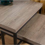 Censi NC500FGW Farmhouse Nesting Coffee Table, Grey Wash