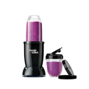 Magic Bullet Essential Blender, High-Torque 250-Watt Motor, Stainless Steel Cross Blade, All Black, Includes To-Go Lid and Storage Lids