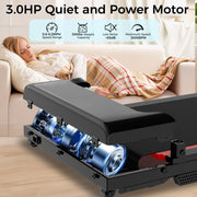 Tomile 930NB Walking Pad Treadmill for Home, 3.0HP Quiet Folding Walk Pad with Handle, 300lbs Capacity with Remote