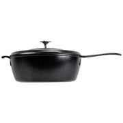 Lodge Blacklock '49 Triple-Seasoned 4-Qt. Cast-Iron Deep Skillet with Lid